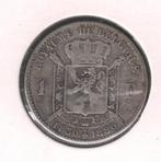 10897 * LEOPOLD II * 1 frank 1830-80 * Z.Fr, Postzegels en Munten, Munten | België, Verzenden