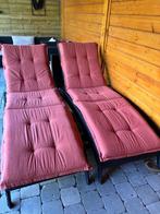 Tuinlounge set, Tuin en Terras, Ophalen, Gebruikt, Rotan, Loungeset