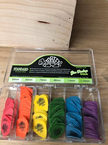 Dunlop Tortex plectrum set beschikbaar voor biedingen