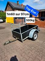 Enkelassige aanhangwagen + dekzeil, Auto diversen, Aanhangers en Bagagewagens, Ophalen, Zo goed als nieuw