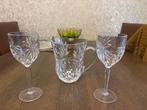 Wijnglazen kristalglas karaf en 12 glazen, Antiek en Kunst, Ophalen