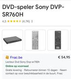 CD/DVD speler dvp-SR760H, Ophalen, Gebruikt