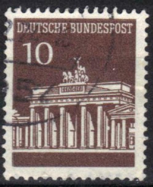 Duitsland Bundespost 1966-1967 - Yvert 368 - Brandenbur (ST), Timbres & Monnaies, Timbres | Europe | Allemagne, Affranchi, Envoi