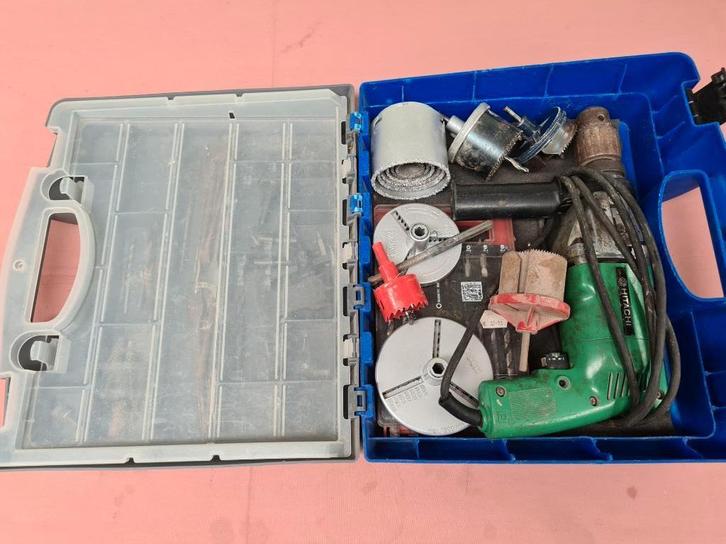 Hitachi klopboormachine VTV-13, Bricolage & Construction, Outillage | Foreuses, Perceuse, Mécanisme de percussion, Vitesse variable