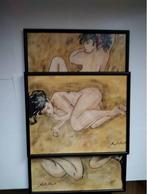 vintage naakt reeks van 3    70er jaren, Ophalen, Huis en Inrichting