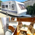 Caravan Hobby 460 2 enkele bedden,mover,vaste luifel,douche, Caravans en Kamperen, Rondzit, Hobby, Bedrijf, Tot en met 4