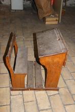 Vintage klein houten schoolbankje, Ophalen