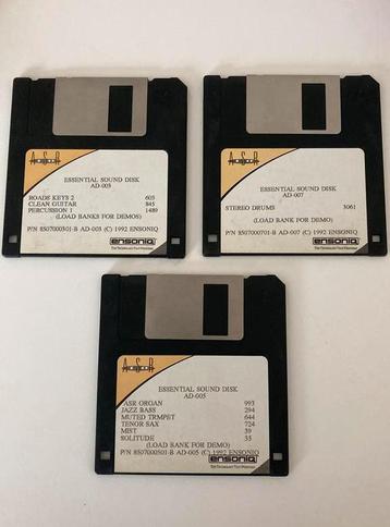 ASR Ensoniq diskettes beschikbaar voor biedingen