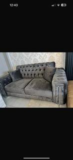 Design tweezit zetel, Huis en Inrichting, Ophalen, Zo goed als nieuw, 75 tot 100 cm, 125 cm of meer