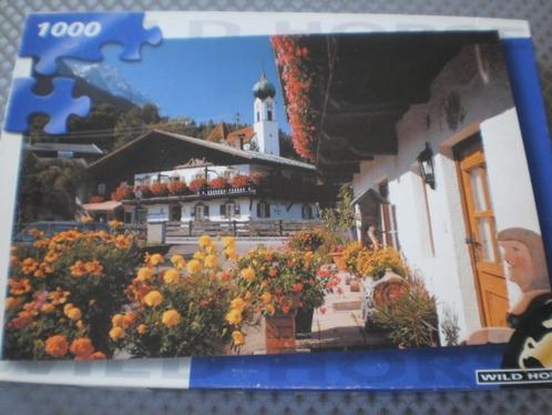 Puzzel Bayerische Alpen Grainau, Hobby en Vrije tijd, Denksport en Puzzels, Zo goed als nieuw, Legpuzzel, 500 t/m 1500 stukjes