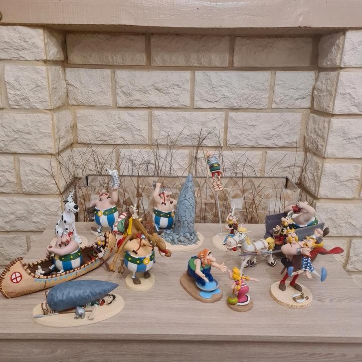 Asterix lot 10 scènes atlas plastoy, Verzamelen, Stripfiguren, Zo goed als nieuw, Ophalen