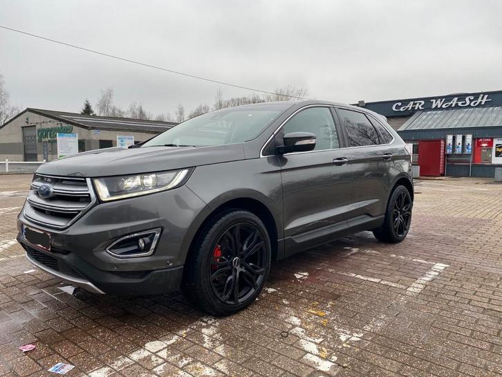 FORD EDGE 4X4 180 hp -MANUAL-EURO6-FULL EXTRA-PANORAMIC-LEAT, Auto's, Ford, Edge, 4x4, ABS, Alarm, Bluetooth, Isofix, Parkeercamera