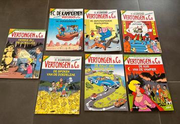 Strips Fc De Kampioenen en Vertongen & Co, Boeken, Stripverhalen, Meerdere stripboeken, Ophalen of Verzenden, Gelezen, Hec Leemans