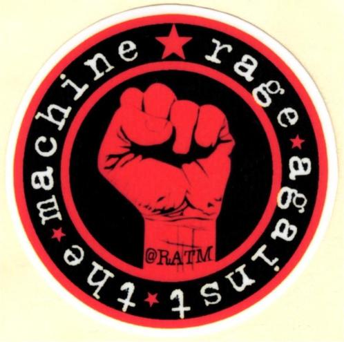Rage Against the Machine sticker #4, Verzamelen, Muziek, Artiesten en Beroemdheden, Nieuw, Verzenden