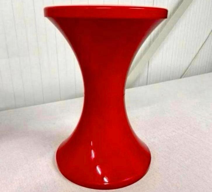 Tabouret Tam Tam design classique 1970 en plastique rétro, Maison & Meubles, Tabourets, Neuf, Plastique, Enlèvement ou Envoi