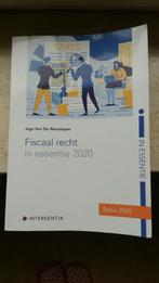 Inge Van De Woesteyne - Fiscaal recht in essentie 2020, Gelezen, Nederlands, Ophalen of Verzenden, Inge Van De Woesteyne