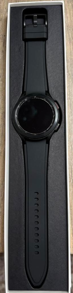 Samsung Galaxy Smartwatch 4 Classic 46mm LTE Black, Handtassen en Accessoires, Smartwatches, Zo goed als nieuw, Android, Zwart