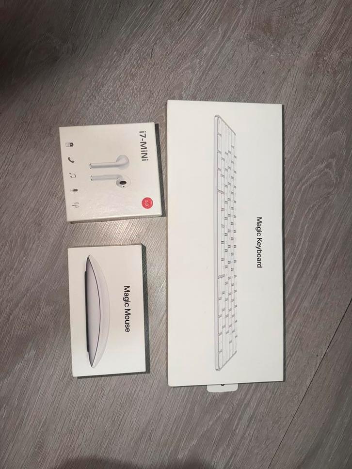Te koop: Apple Magic Keyboard 2 & Apple Magic Mouse 2, Informatique & Logiciels, Apple iPad Tablettes, Neuf, Autres modèles, Blanc