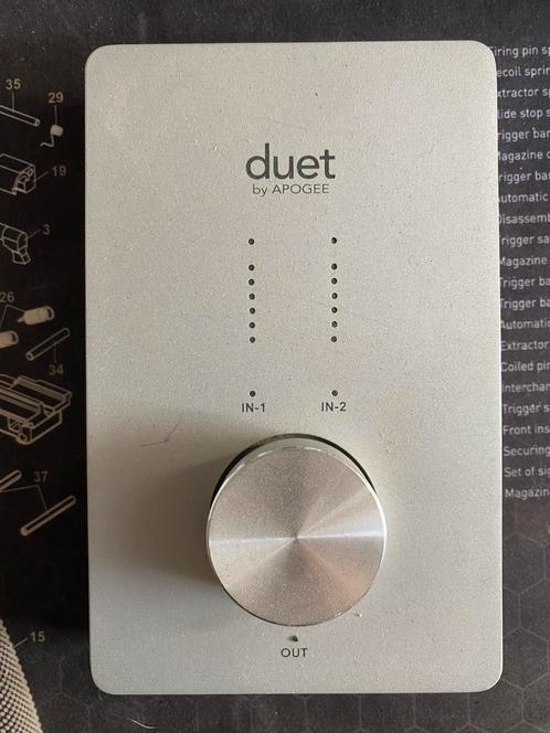 Apogee Duet, Audio, Tv en Foto, Overige Audio, Tv en Foto, Zo goed als nieuw, Ophalen of Verzenden