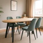 10% KORTING OP VERJONGE EIKEN TAFELBLADEN!!!!!, Ophalen, Eikenhout, 50 tot 100 cm, Vier personen