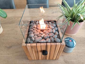 Gaslantaarn teak COSI als nieuw!  beschikbaar voor biedingen