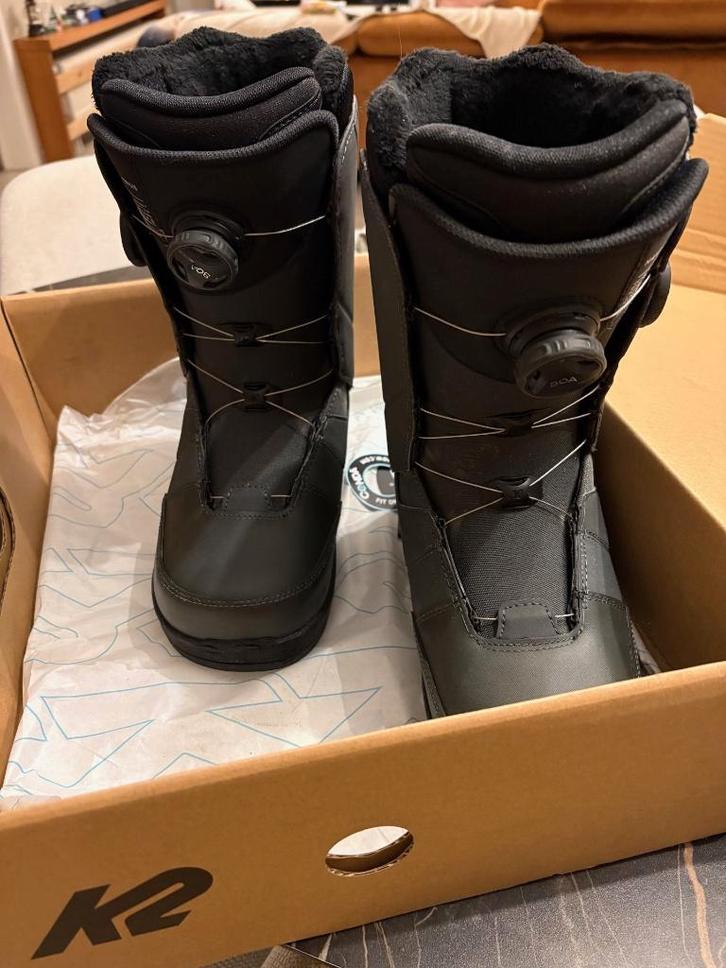 K2 snowboard boots maat 42.5 (1x gebruikt), Sports & Fitness, Snowboard, Comme neuf, Bottes de neige, Enlèvement