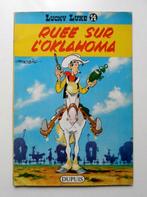 1964 Lucky Luke 14 Ruée sur l’ Oklahoma - dos jaune, Livres, Une BD, Utilisé, Morris - Goscinny, Enlèvement ou Envoi