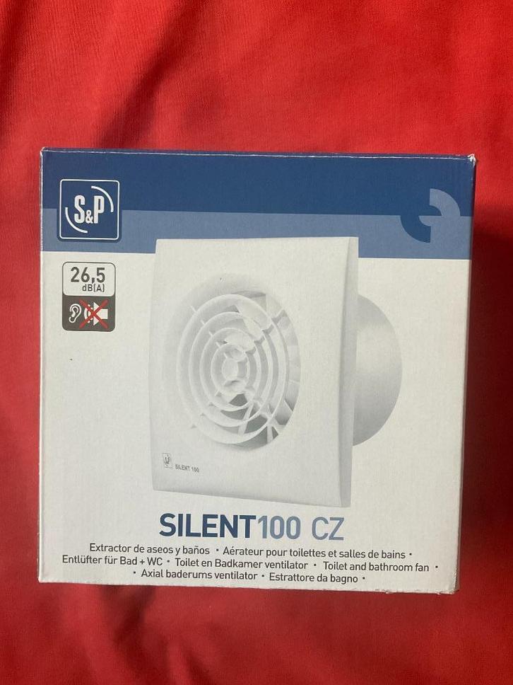 S&P Ventilator Silent 100 CZ, Huis en Inrichting, Overige Huis en Inrichting, Nieuw, Ophalen