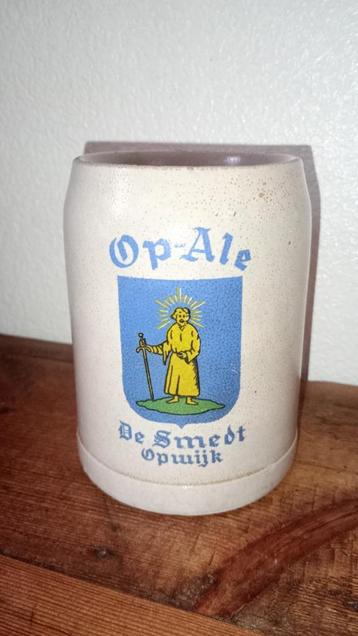 Brouwerij bierpul Op-Ale in steengoed