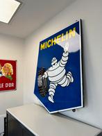 Panneau d'affichage en émail MICHELIN XL, Enlèvement ou Envoi, Utilisé, Panneau publicitaire