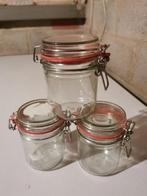 Bewaarbokaal met rek en deksel 450gr – 4 stuks, Ophalen of Verzenden, Kom(men), Effen, Glas