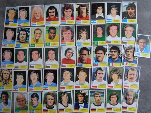 images de football COUPE DU MONDE 74 MUNICH 46x de 1974 éd., Hobby & Loisirs créatifs, Autocollants & Images, Envoi