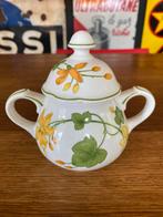Suikerpot Boch Geranium, Antiek en Kunst, Ophalen of Verzenden