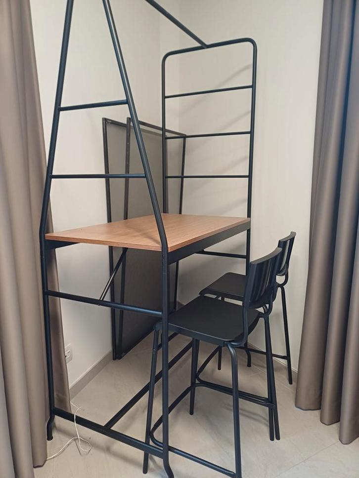 Hoge tafel met stoelen, Huis en Inrichting, Tafels | Eettafels, Ophalen