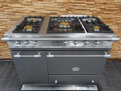 🔥Luxe Lacanche Fornuis 110cm RVS 2 ovens 5 pits, Elektronische apparatuur, Fornuizen, Zo goed als nieuw, Vrijstaand, Gas, 5 kookzones of meer