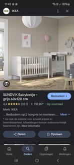 Baby bed, Ophalen, Gebruikt, Minder dan 140 cm, Minder dan 70 cm