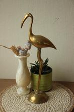 Grote messing kraanvogel / reiger, Antiek en Kunst, Ophalen of Verzenden, Koper