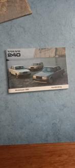Volvo 240 originele handleiding 1984, Autos : Divers, Modes d'emploi & Notices d'utilisation, Enlèvement ou Envoi