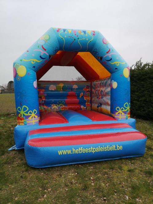 Verhuur springkasteel Party, Hobby en Vrije tijd, Feestartikelen | Verhuur, Verzenden