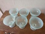 Set van 6 ijsbekers, Huis en Inrichting, Keuken | Servies, Ophalen, Zo goed als nieuw, Glas