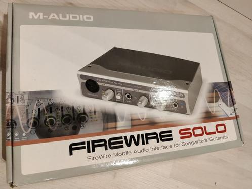 M-Audio FireWire Solo, Informatique & Logiciels, Cartes son, Utilisé, Externe, Enlèvement ou Envoi