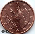 5 cent Andorra 2019, Ophalen of Verzenden, 5 cent, Losse munt