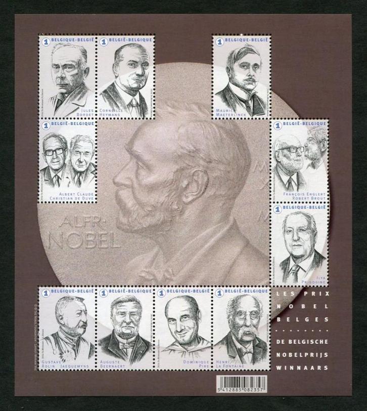 BL244 De Belgische Nobelprijs winnaars, Postzegels en Munten, Postzegels | Europa | België, Frankeerzegel, Postfris, Verzenden