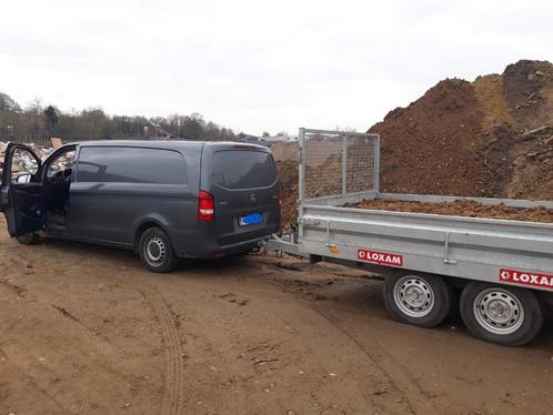 Location camionette L3 + remorque basculante 2.7T + chauffeu, Tuin en Terras, Zand, Nieuw, Ophalen