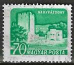 Hongarije 1960-1961 - Yvert 1339 - Kastelen (ST), Affranchi, Envoi