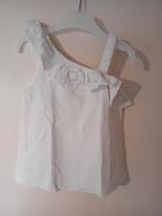 Witte asymmetrische top, Kinderen en Baby's, Kinderkleding | Maat 98, Palomino, Meisje, Ophalen of Verzenden, Zo goed als nieuw