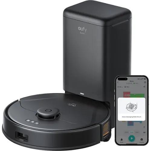 eufy RoboVac X8 Pro SES, Elektronische apparatuur, Stofzuigers, Zo goed als nieuw, Robotstofzuiger, Reservoir, Ophalen of Verzenden