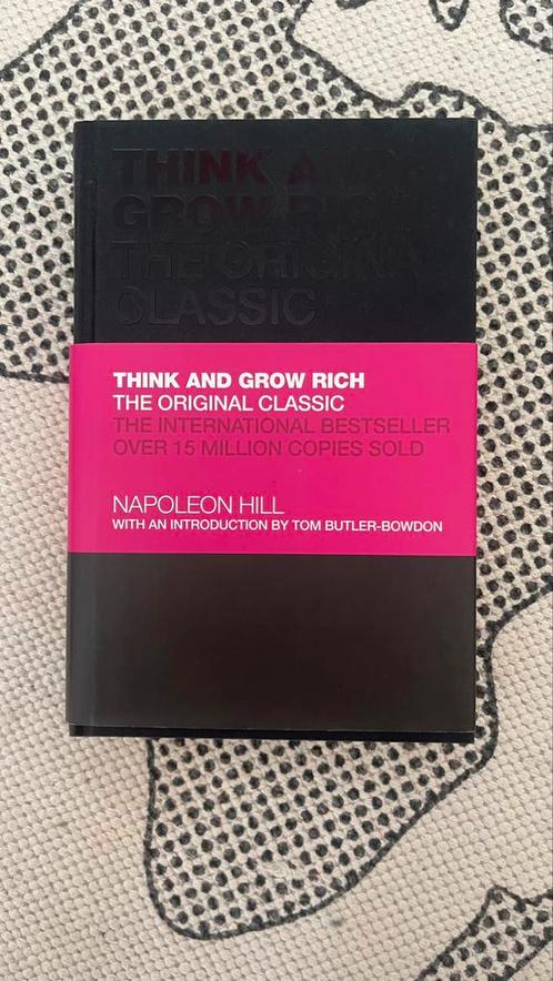 Boek - Think and Grow Rich, engelstalige versie, Boeken, Taal | Engels, Zo goed als nieuw, Non-fictie, Ophalen