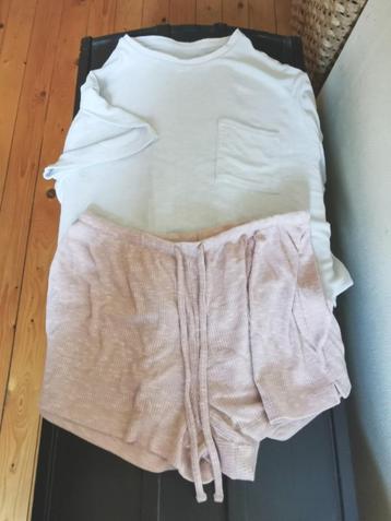 Zomerpyjama shortama ribbeltricot. XL. Hunkemöller. beschikbaar voor biedingen