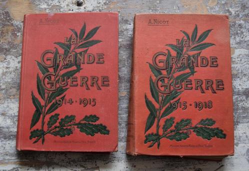 De Grote Oorlog Nicot T 1 & 2, Boeken, Oorlog en Militair, Gelezen, Algemeen, Voor 1940, Ophalen of Verzenden